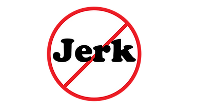 Don't be a jerk while shopping at Where Ya Bin Stores.