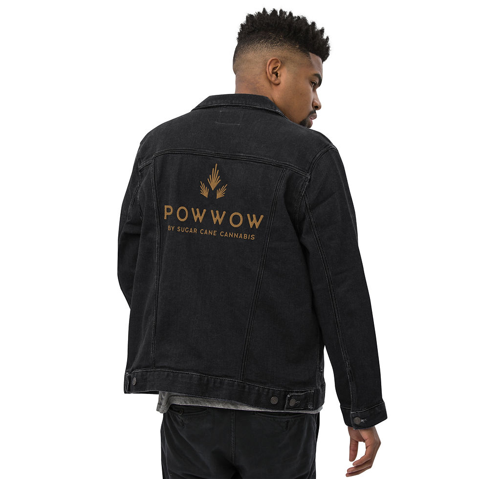 Thumbnail: Pow Wow Unisex Denim Jacket