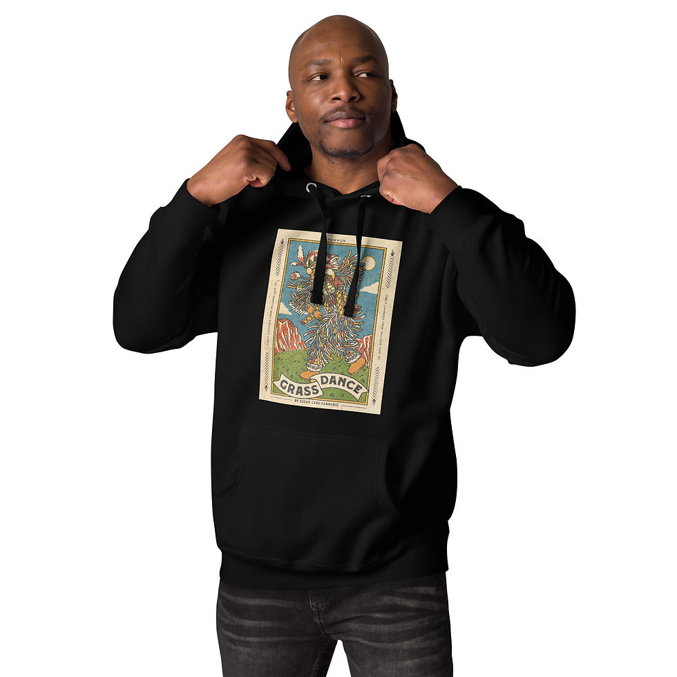 Thumbnail: Grass Dance Unisex Hoodie