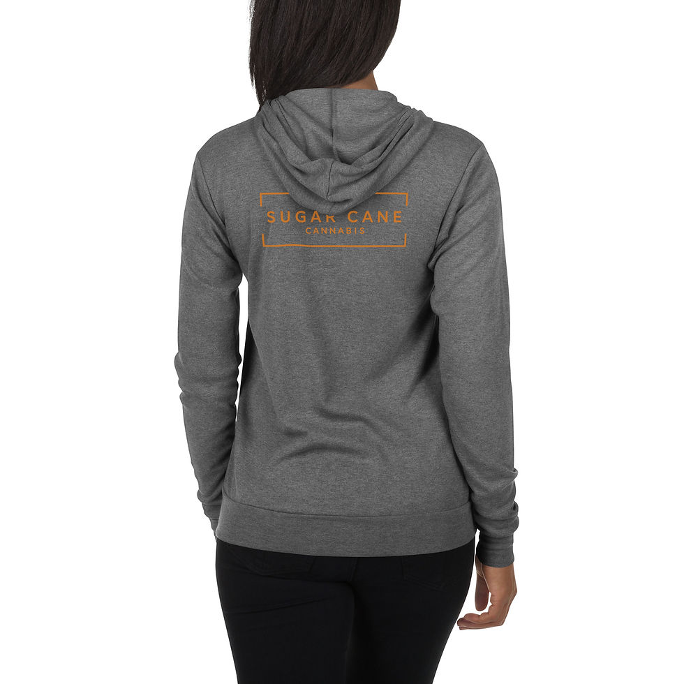 Thumbnail: Sugar Cane Cannabis Unisex Zip Hoodie