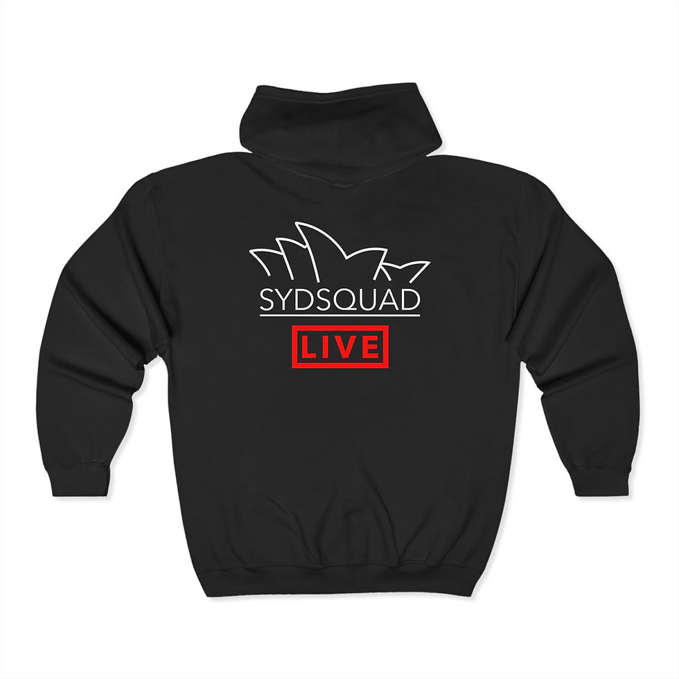 Thumbnail: SydSquad - Front Zip Unisex Heavy Blend™ Hoodie