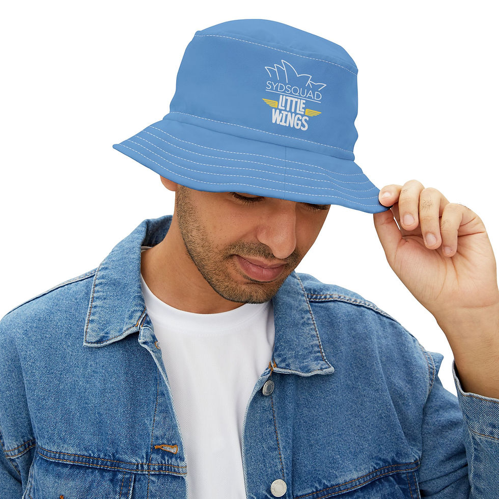 SydSquad | Little Wings Bucket Hat (SKY BLUE)