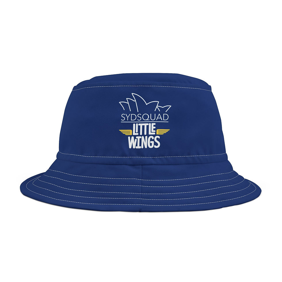 SydSquad | Little Wings Bucket Hat (NAVY)