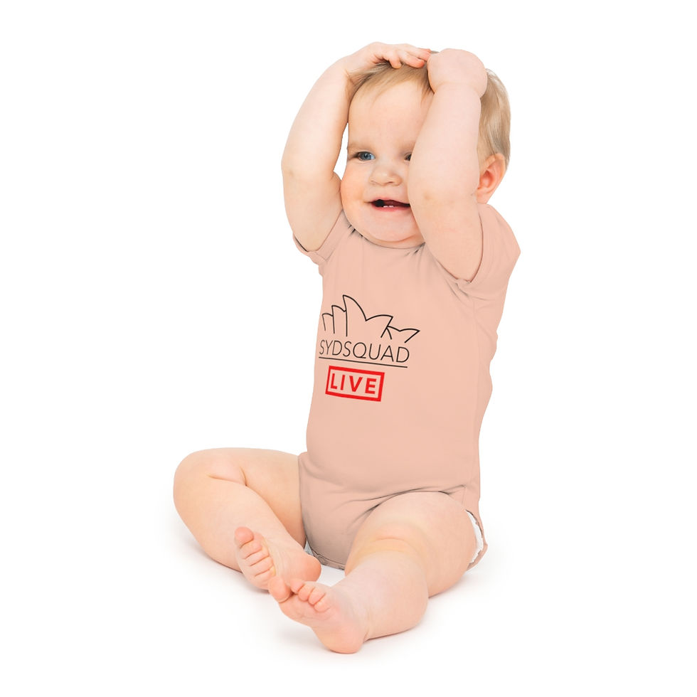 Thumbnail: SydSquad Live - Baby Bodysuit Short Sleeve