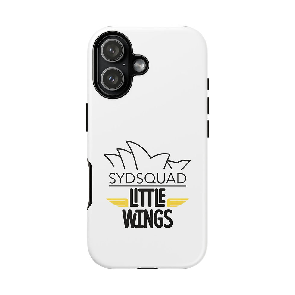 Thumbnail: SydSquad | Little Wings - Tough Phone Case (White)