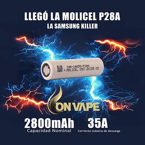 MOLICEL P28A 35A / 2.800mAh