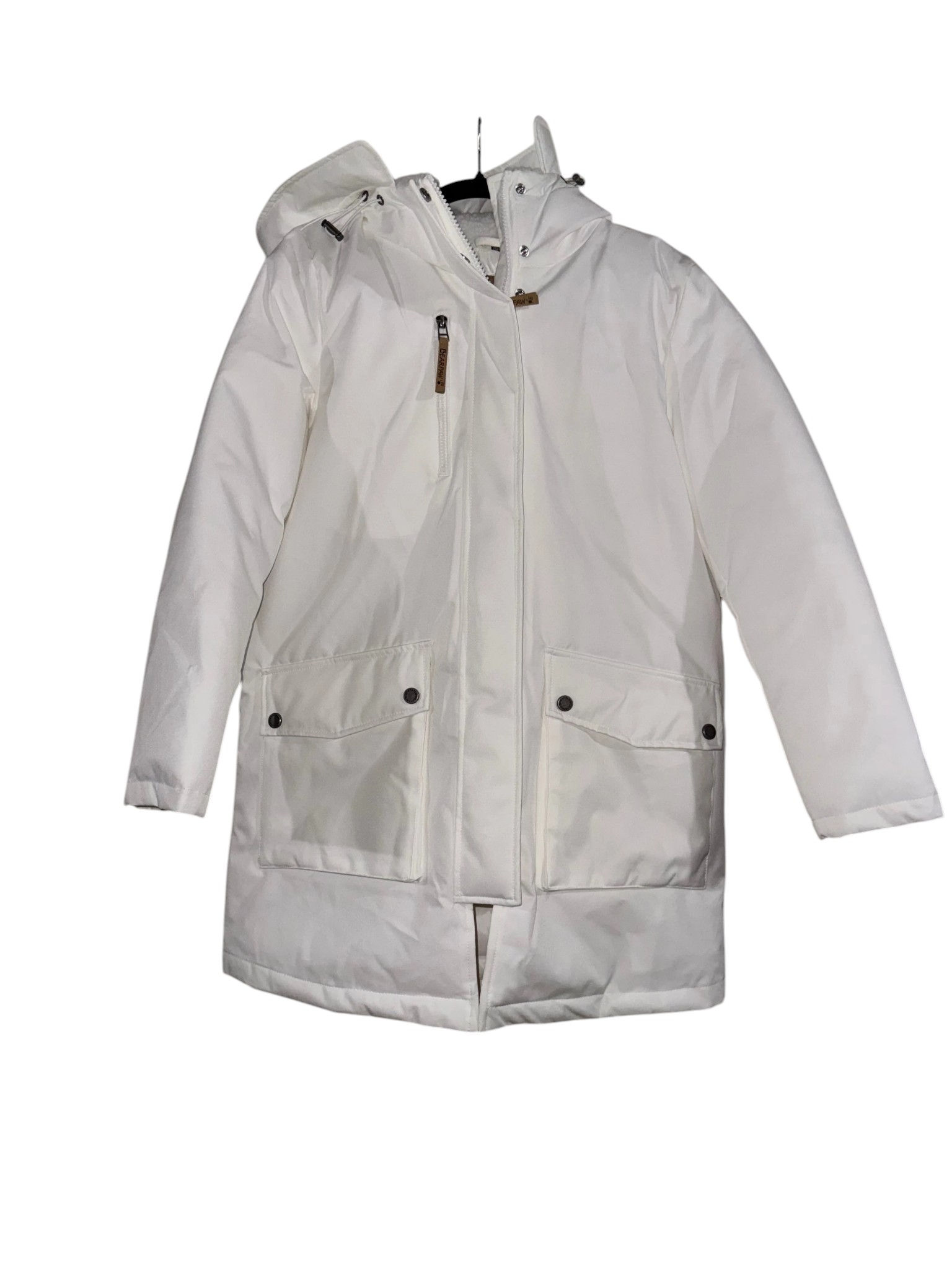 Universal Thread Women’s Hooded Puffer Parka Coat Cream XXL NWT