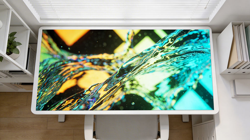 Thumbnail: Hyper Nature - Aqua 1 : Acrylic Desk Topper
