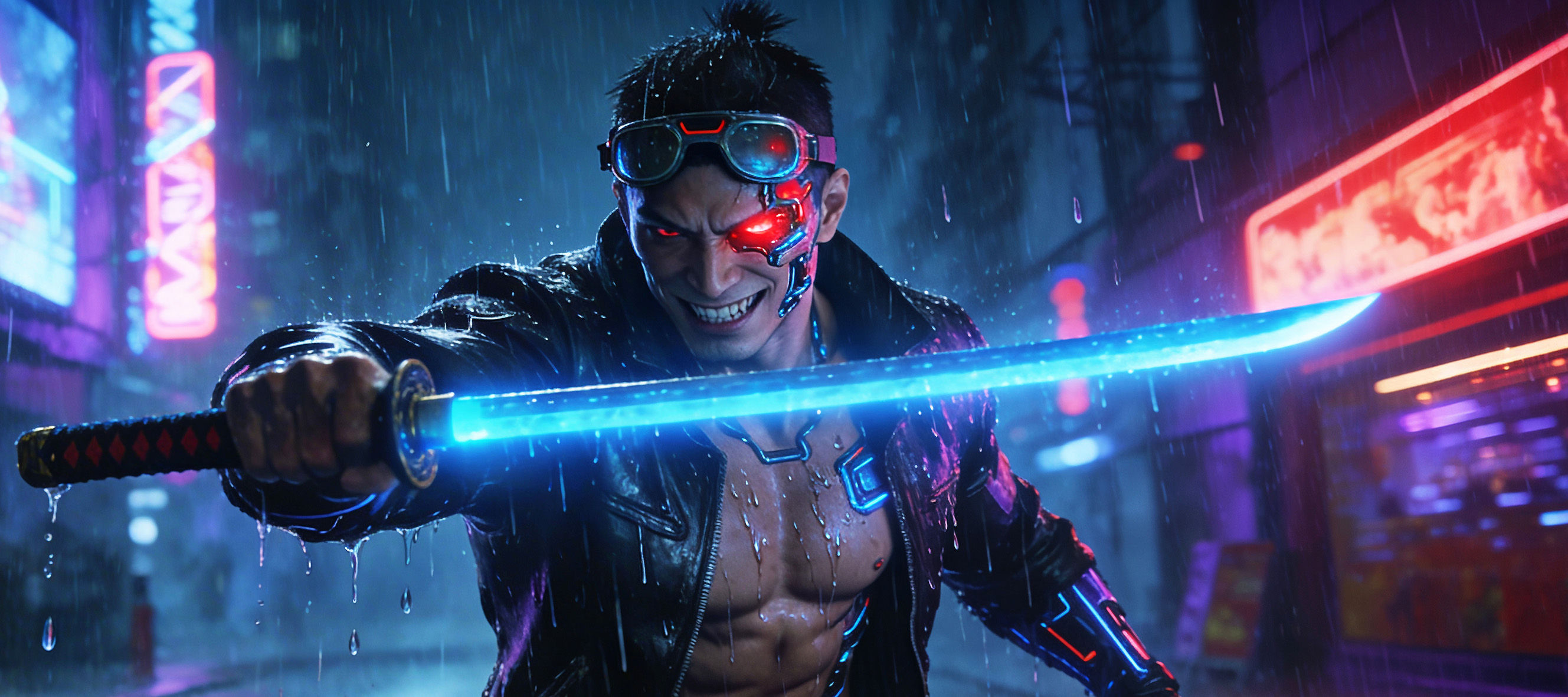 Cyberpunk - Street Warrior 5 : Acrylic Desk Topper