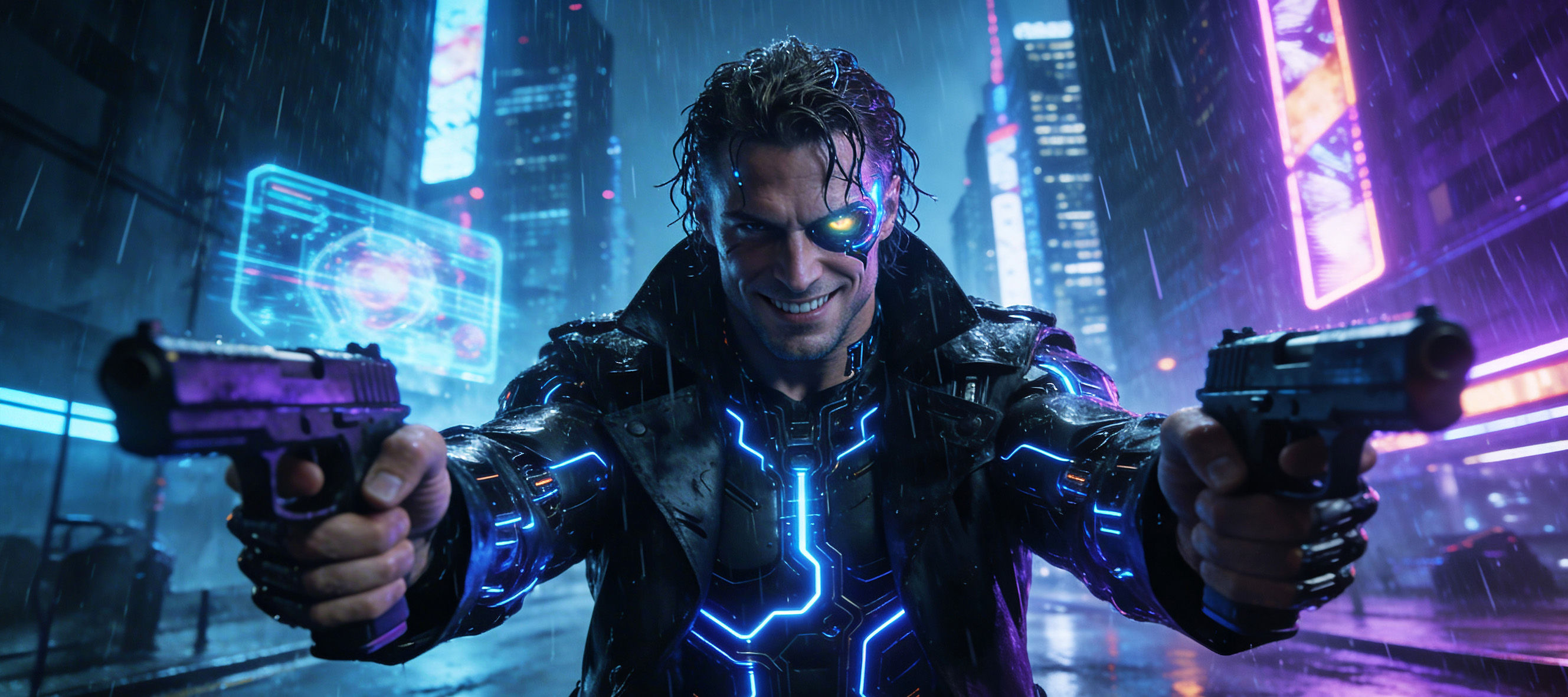 Cyberpunk - Street Warrior 7 : Acrylic Desk Topper