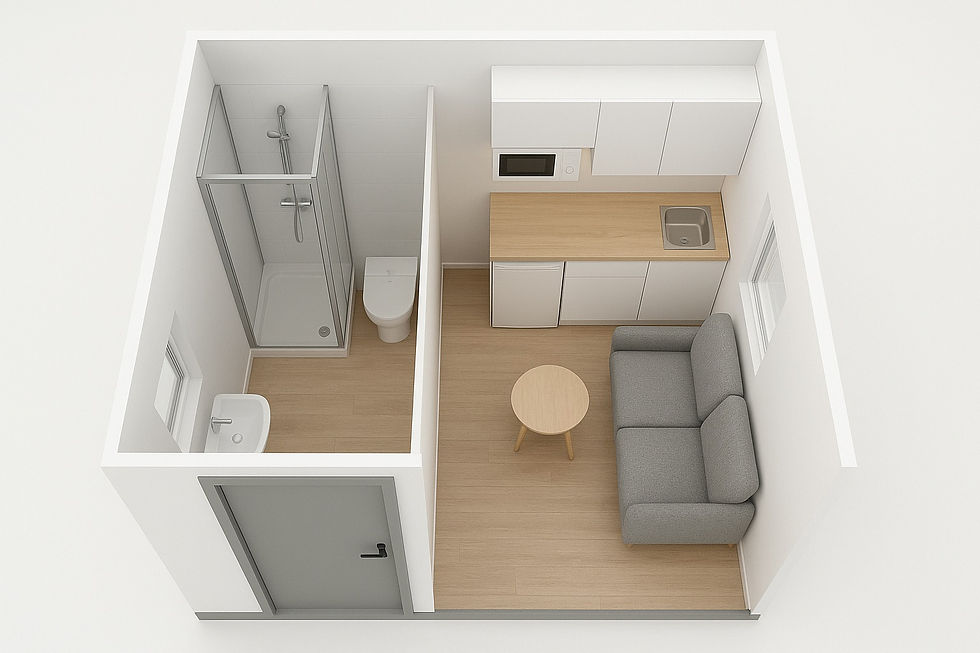 Miniatura: Biuro modułowe 10m2