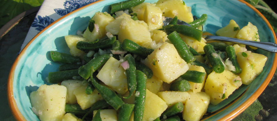Potato and green bean salad