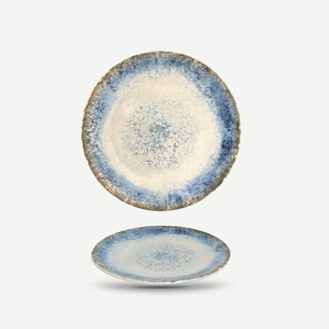 Reactive Glaze Salad Plate, Set of 6 pcs.
