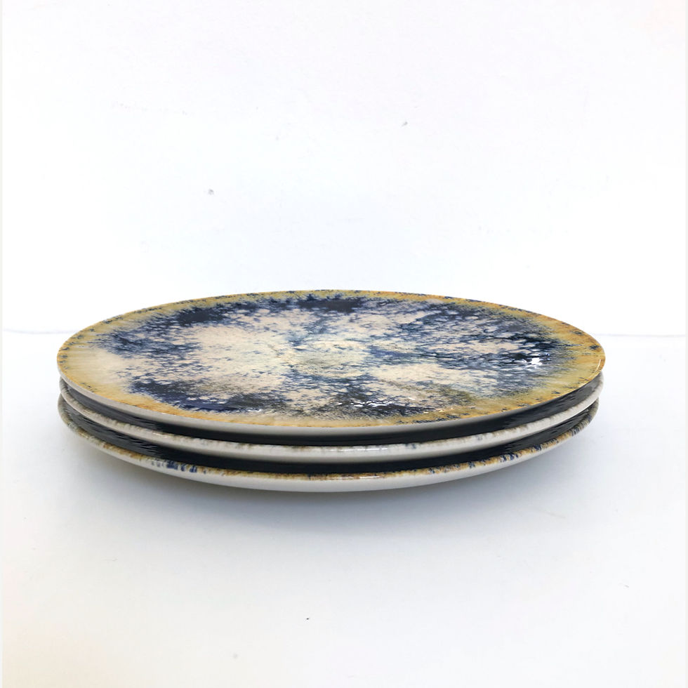 Thumbnail: Reactive Glaze Dinner Plate, Set of 6 pcs.