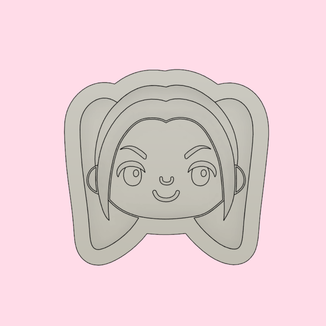 Mira design 1 (K-Pop) debosser with matching cutter