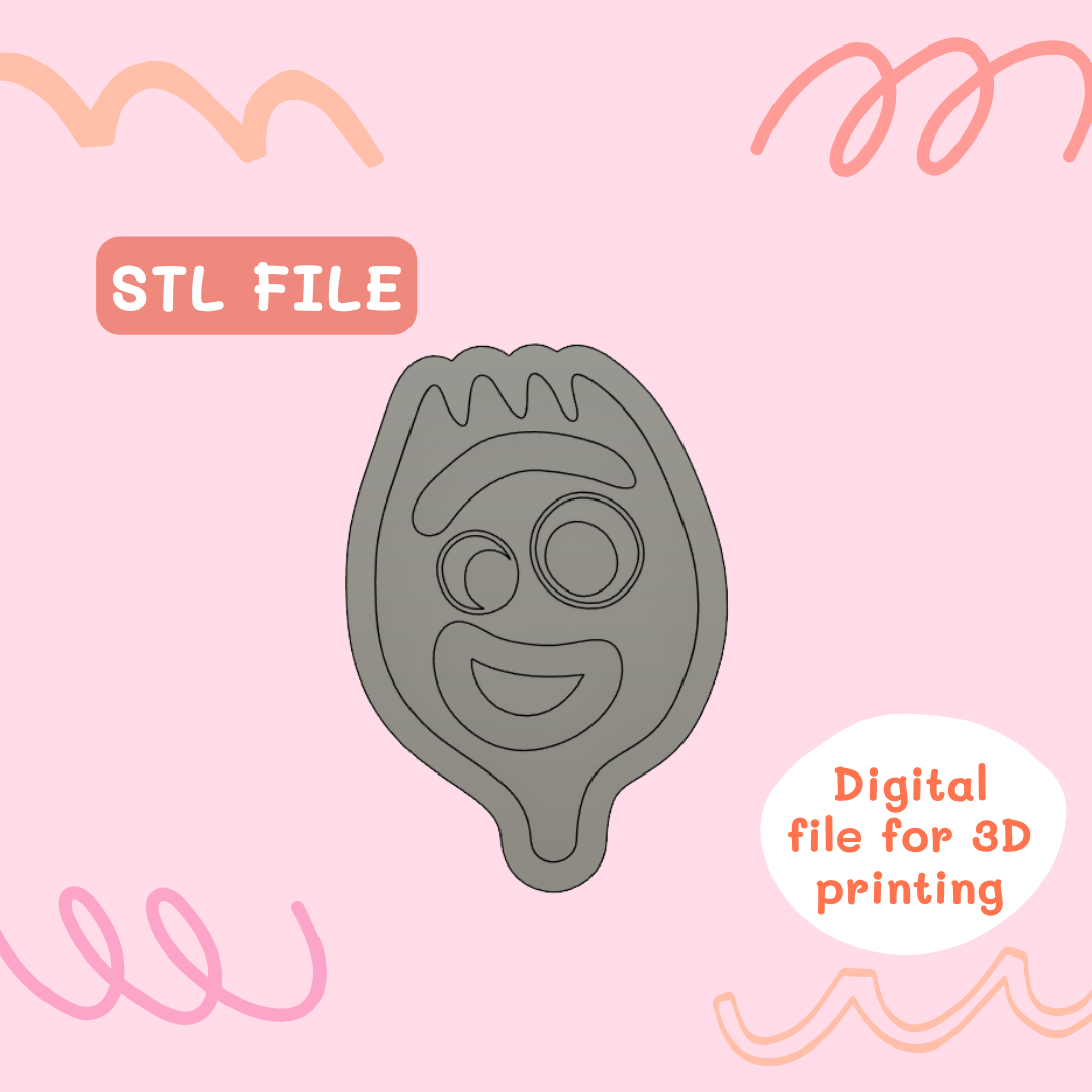 Forky face (Toy Story) STL