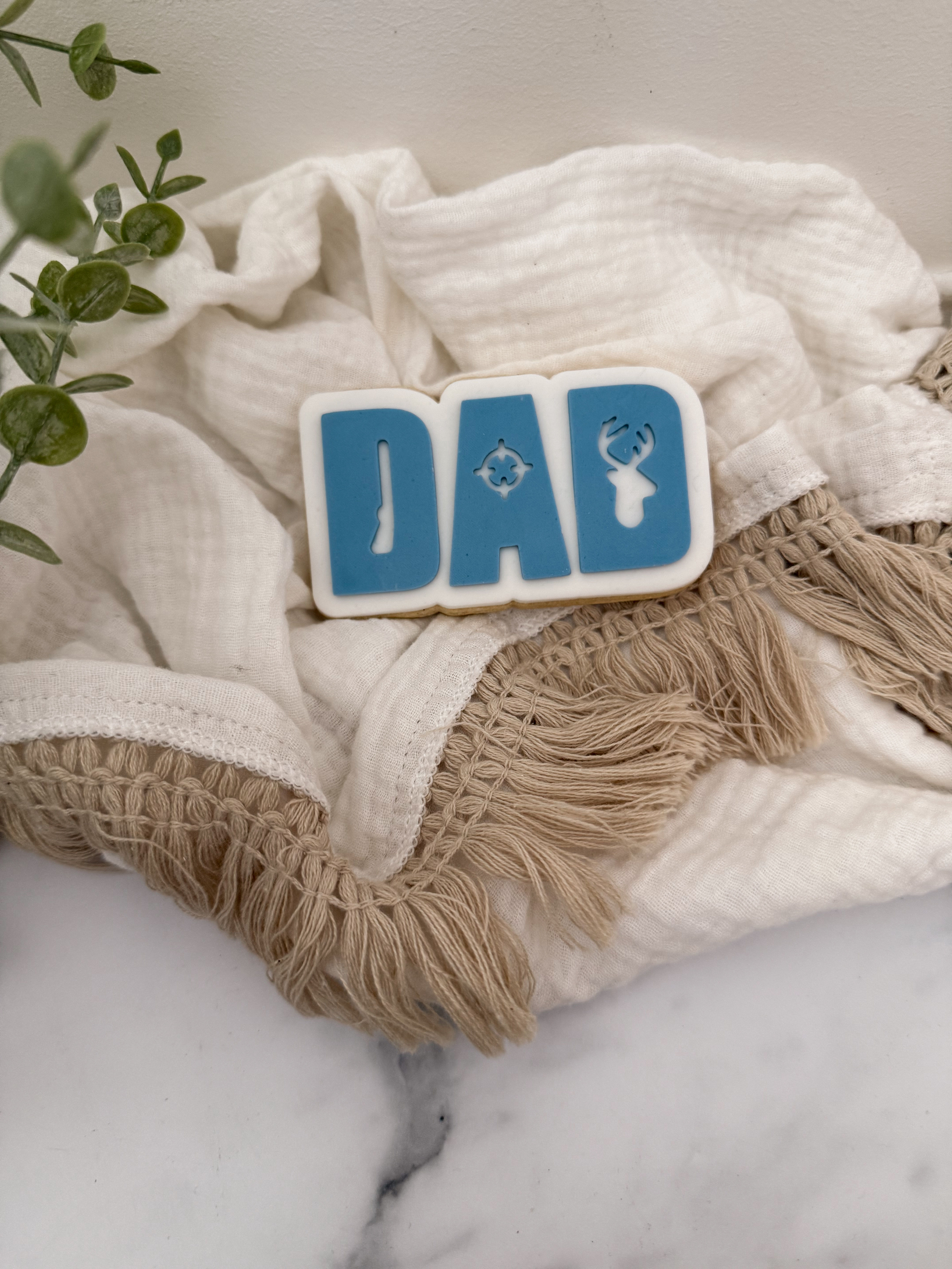 DAD (hunting symbols) with matching debosser