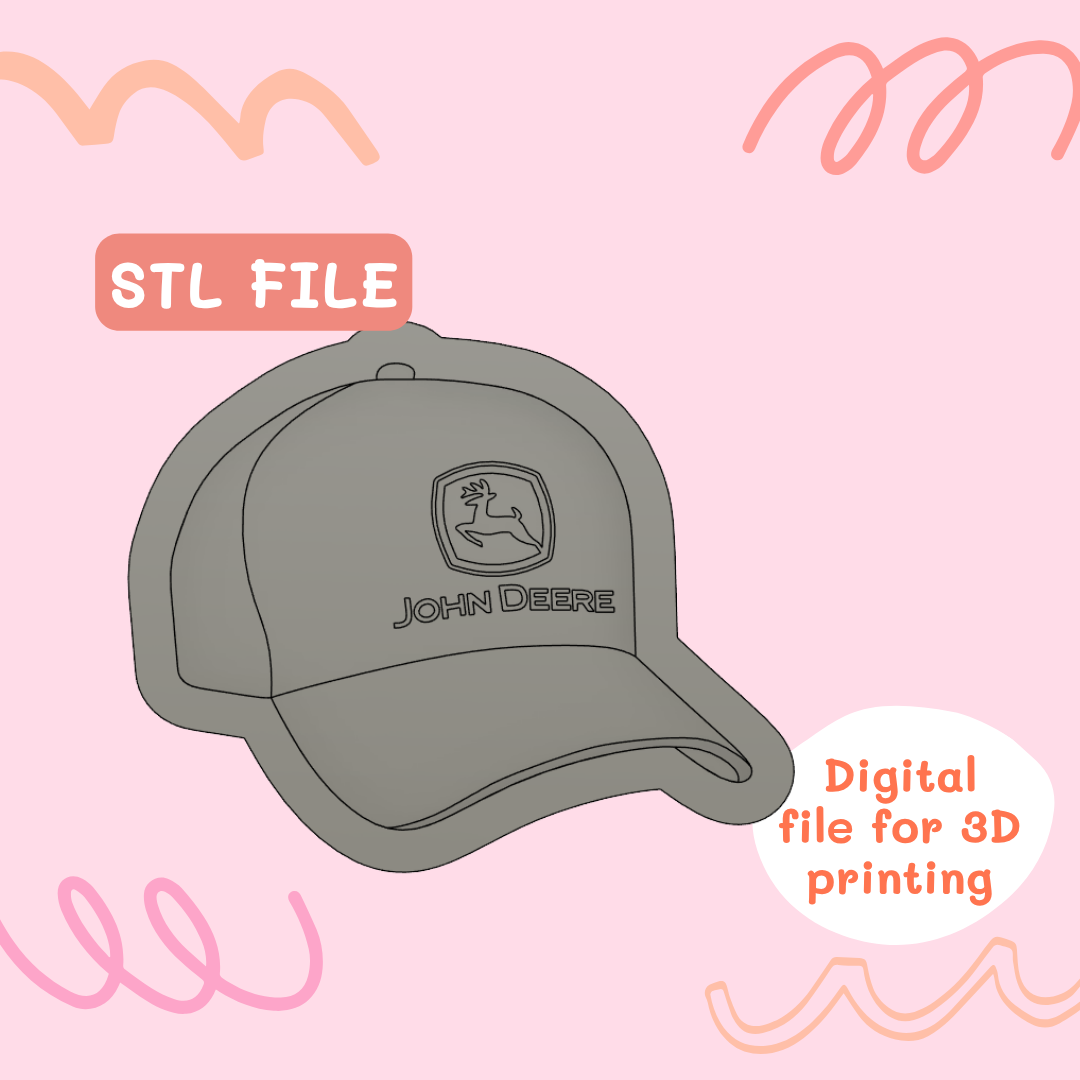 John Deere cap STL