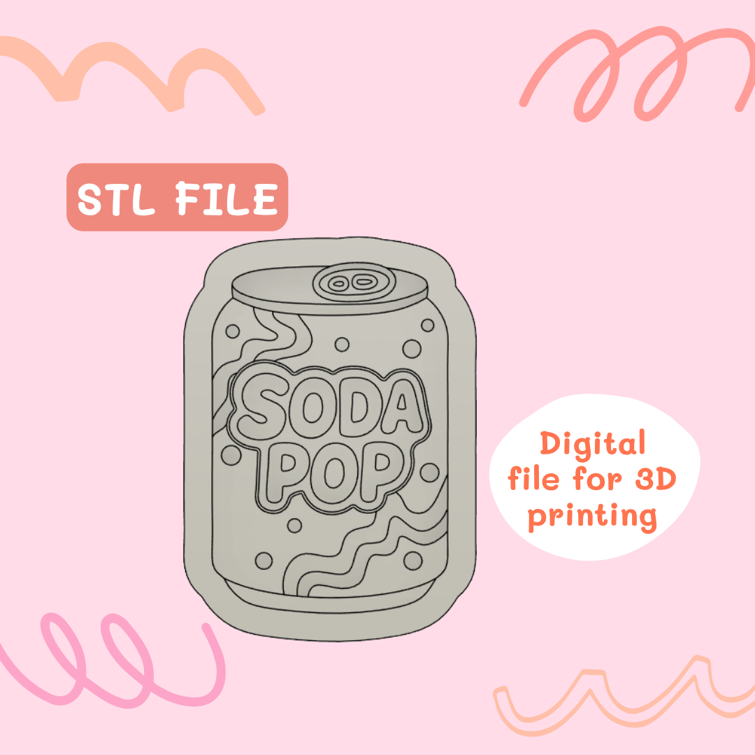 Soda pop can debosser STL