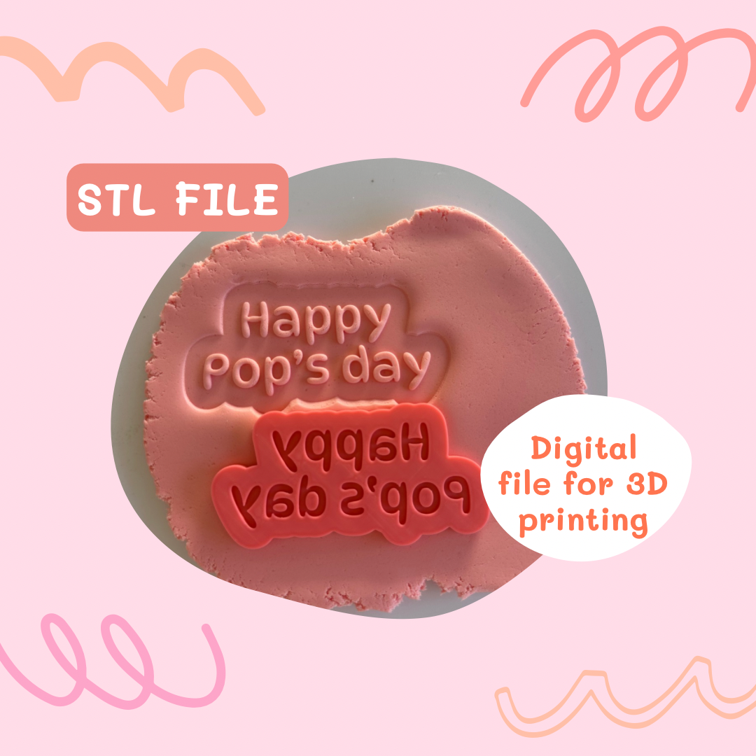 Happy Pop's day STL