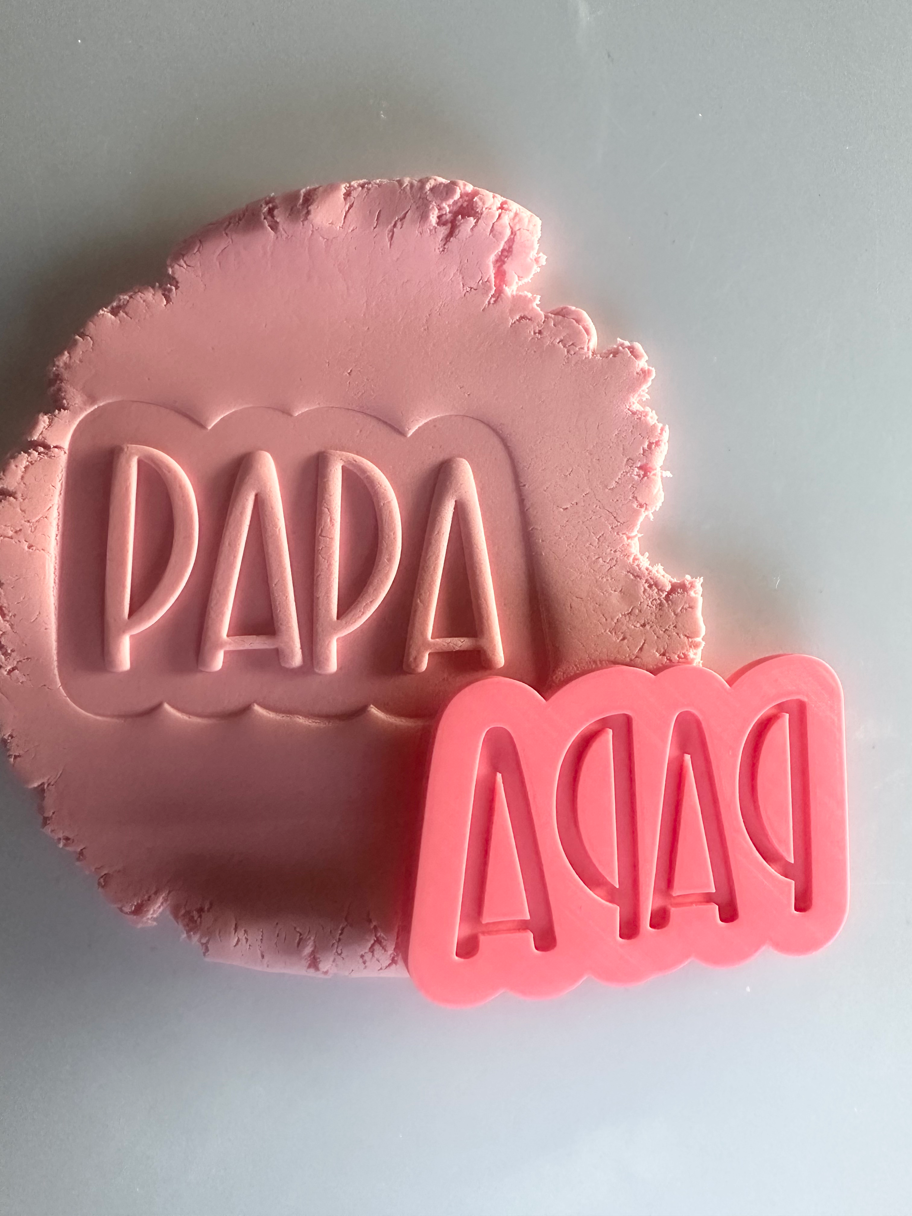 Papa debosser with matching cutter