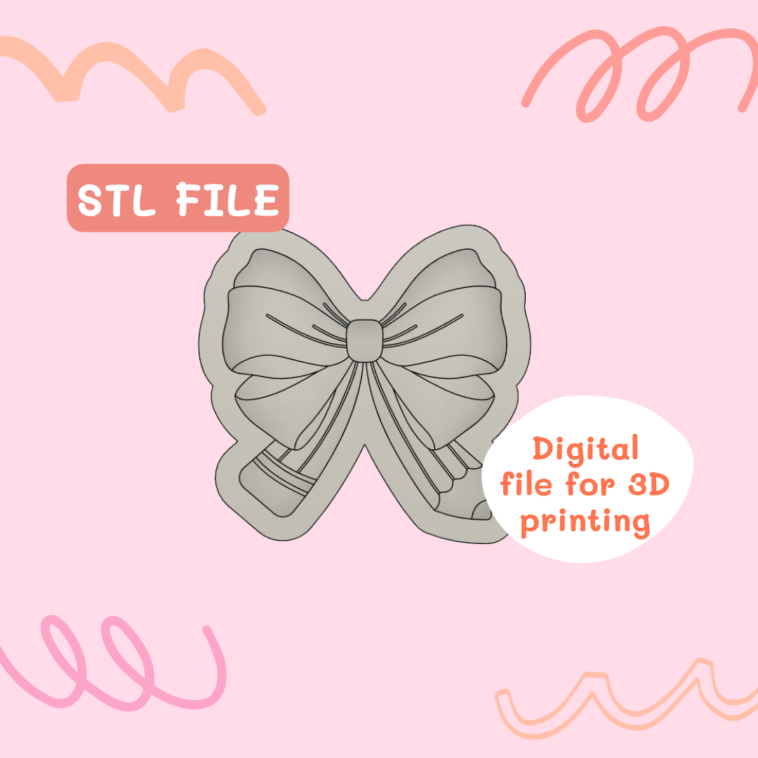 Bow pencil debosser STL