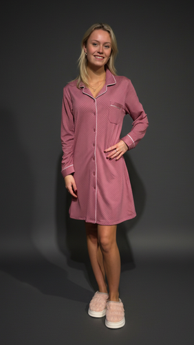 Nachthemdje Lila knoop