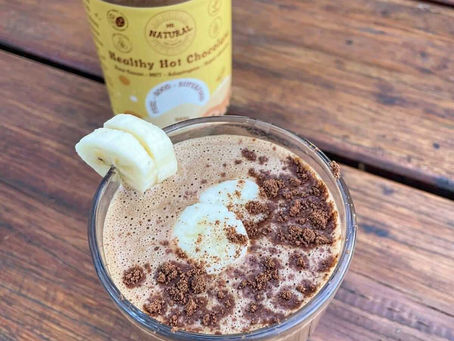 All Day Energiser - Adaptogenic Cacao Smoothie with Banana & Nut Butter