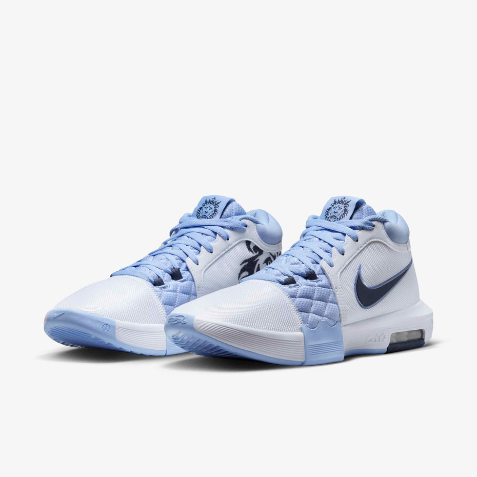 Miniature : Nike LeBron Witness VIII UNC White/Black/University Blue