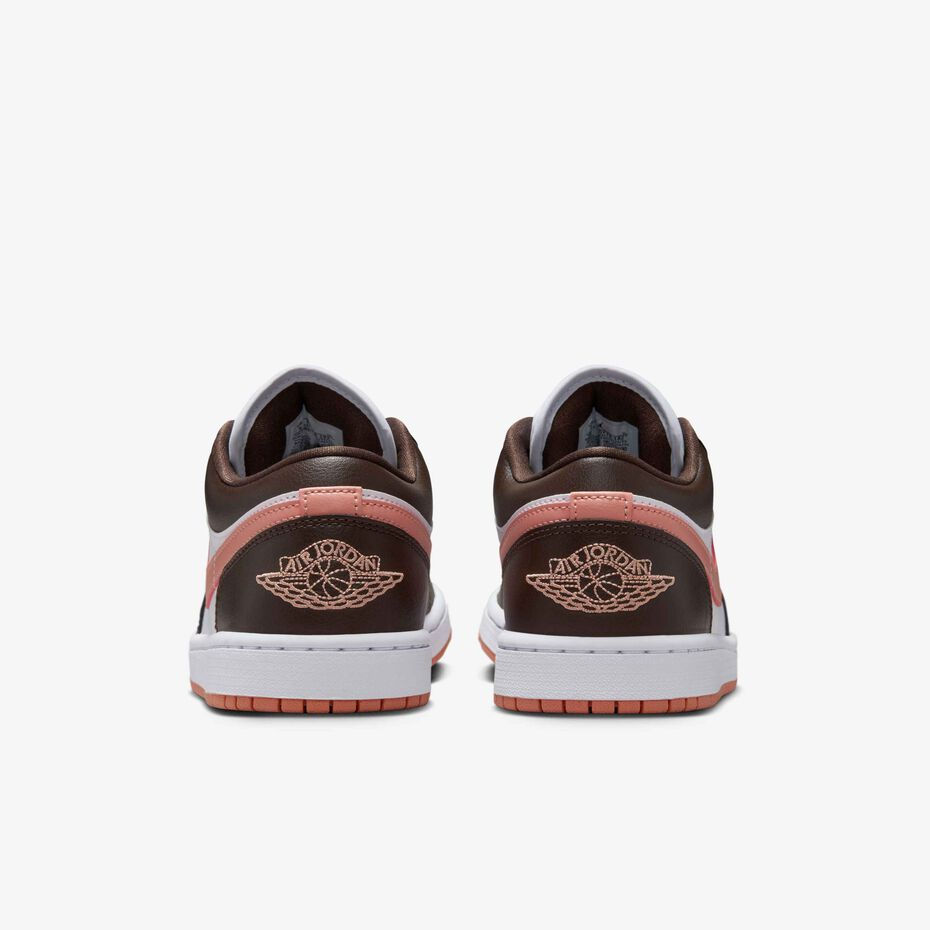 Miniature : Nike Air Jordan 1 Low White/Brown/Pink