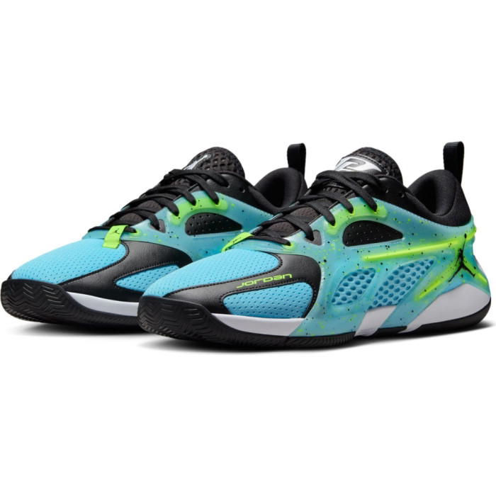 Miniature : Nike Jordan Heir Seattle Rotary Basketball Blue Gaze/Volt/White/Black