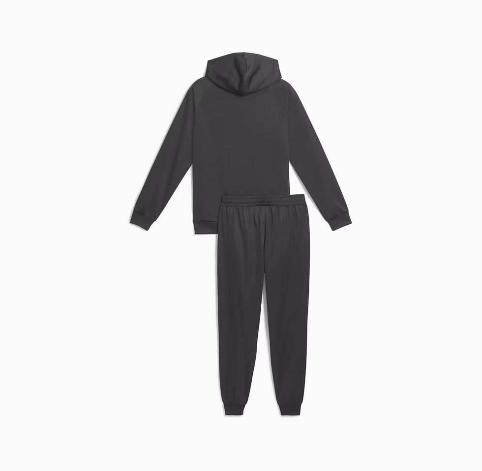 Miniature : Puma Hooded Poly tracksuit Grey /White