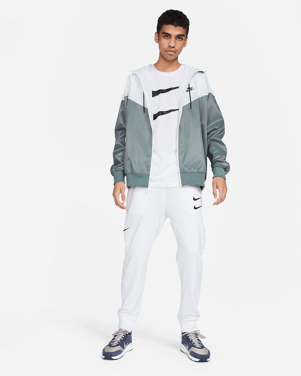 Miniature : Nike Sportswear Windrunner  Hooded Jacket Grey/White/Black