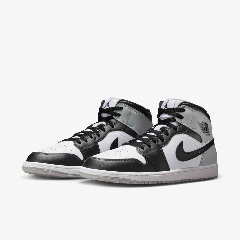 Miniature : Air Jordan 1 Mid Barons White/Grey/Black