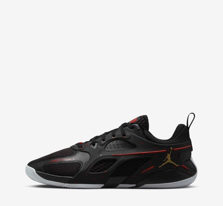 Nike Jordan Heir Black Red Metallic Gold