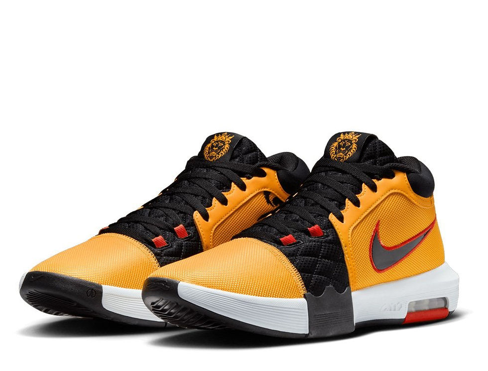 Miniature : Nike LeBron Witness 8 Bruce Lee Del Sol/Metallic Silver/Comet Red/Black