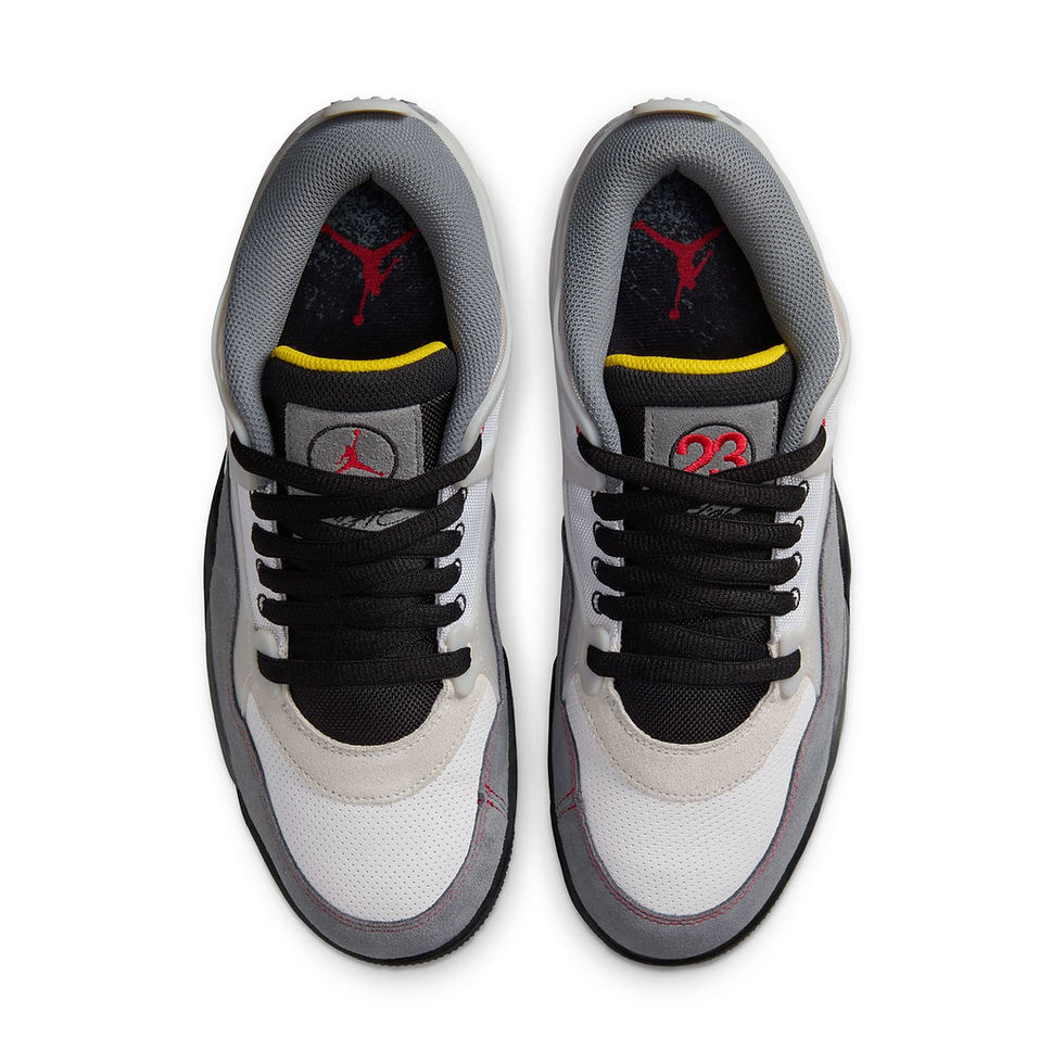 Miniature : Nike Jordan 4 RM Premium White Black Smoke Grey Fire Red