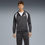 Miniature : Puma Hooded Poly tracksuit Grey /White