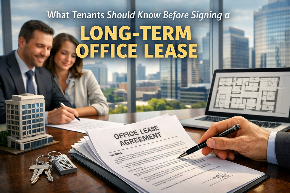 What Tenants Should Know Before Signing a Long-Term Office Lease