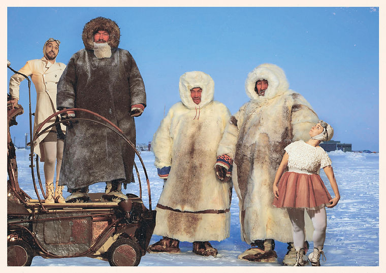 spettacolo WOOW! Clown,Circo, Visuale, Non verbal, Tout Public - CARTOLINA cie BRUBOC