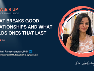 What Breaks Good Relationships, and What Builds Ones That Last