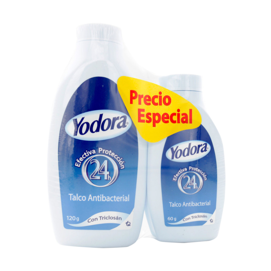 OF TALCO YODORA *120GRS+90 GRS