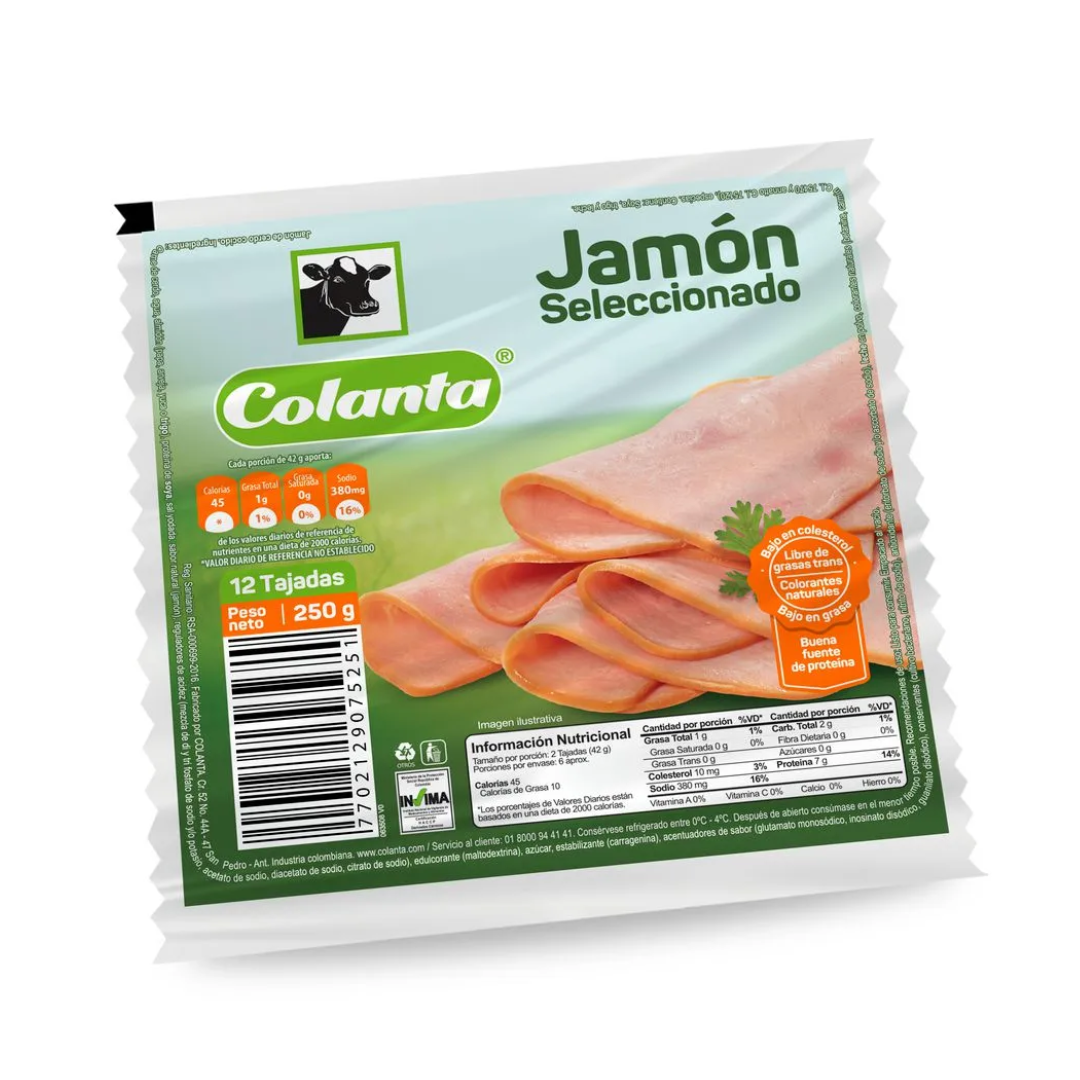 JAMON COLANTA *250GRS