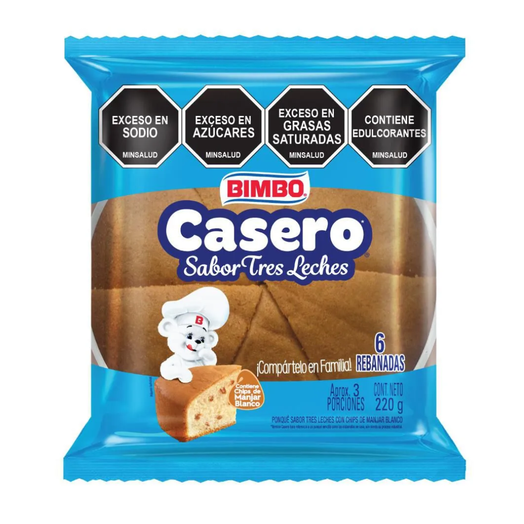PONQUE BIMBO TRES LECHES *220GRS