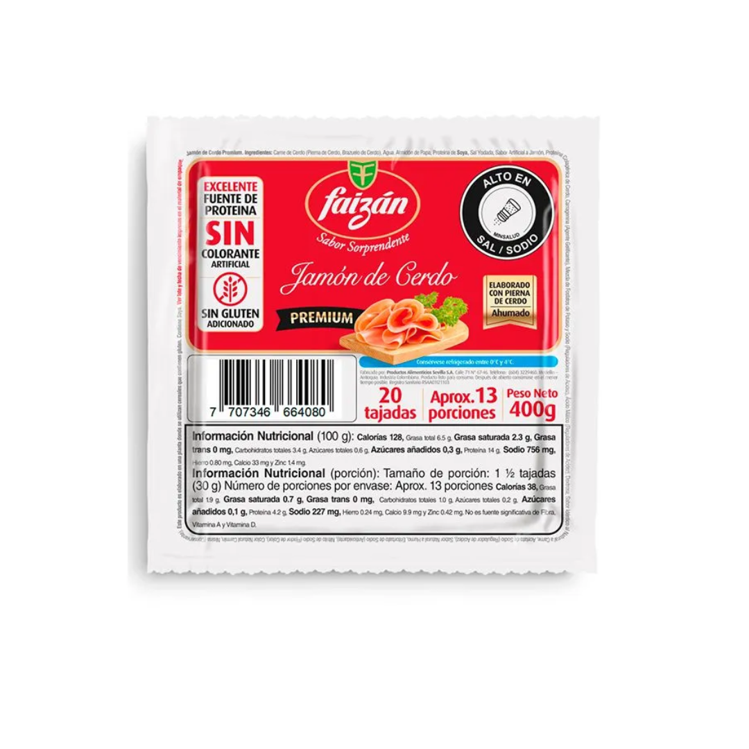 JAMON AHUMADO FAIZAN *400GRS