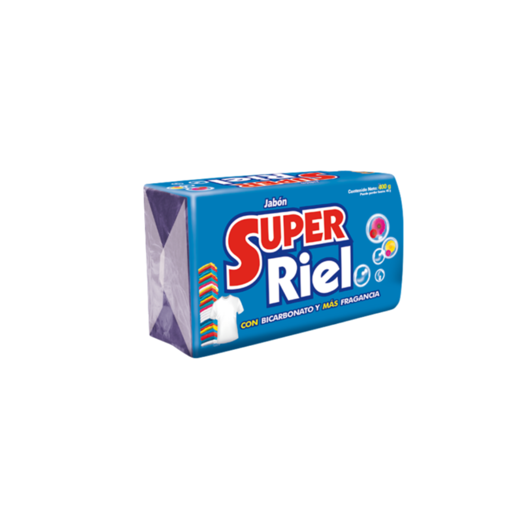 JABON BARRA SUPER RIEL *300GRS