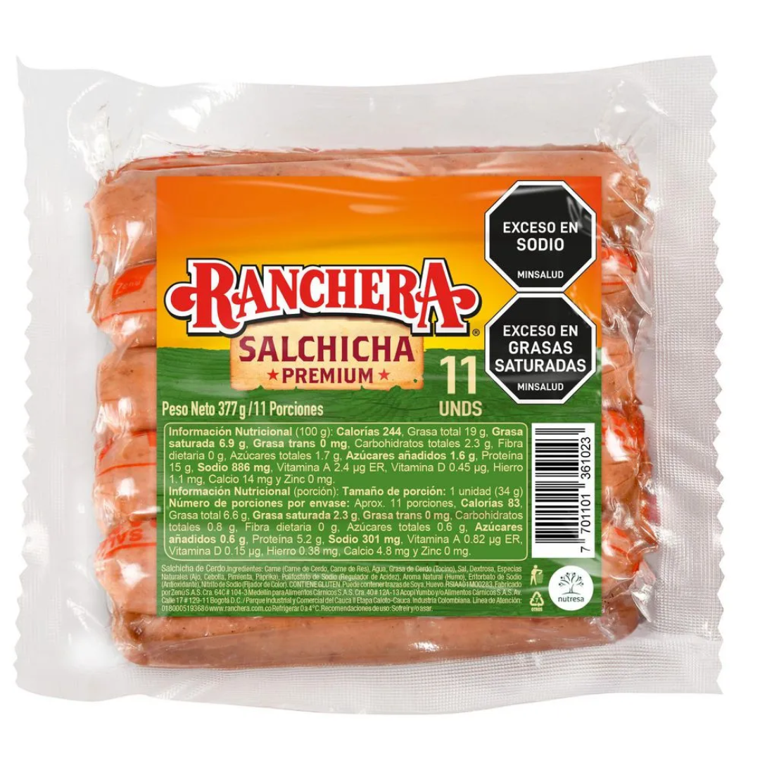 SALCHICHA RANCHERA *377GRS