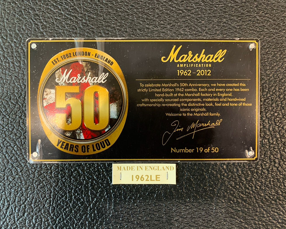 Thumbnail: 2012 /13 Marshall Ltd. Ed. '62 Bluesbreaker 50th Anniv. Combo. No. 19 of 50 made