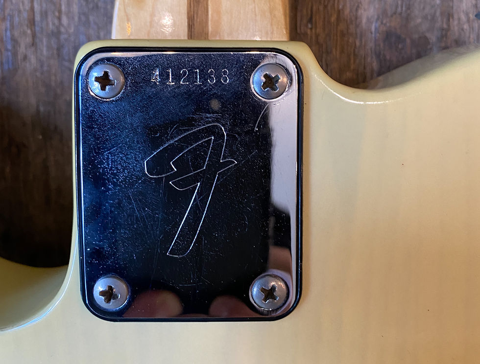 Thumbnail: 1973 Fender Telecaster Blonde finish with later hard shell case