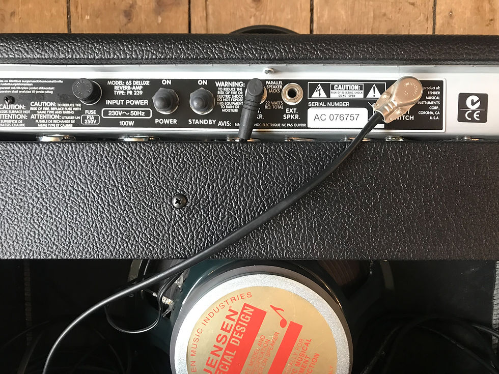 Thumbnail: 2007 Fender '65 Deluxe Blackface Reverb Reissue 1x12 Guitar Combo